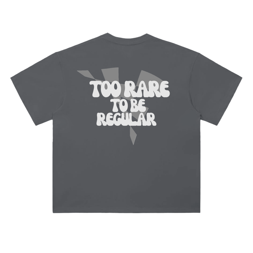 Too Rare To Be Regular Heavyweight Drop Shoulder Cotton Tee