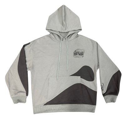 Dark Grey and Light Grey Puff Print Ignite Your Style Hoodie