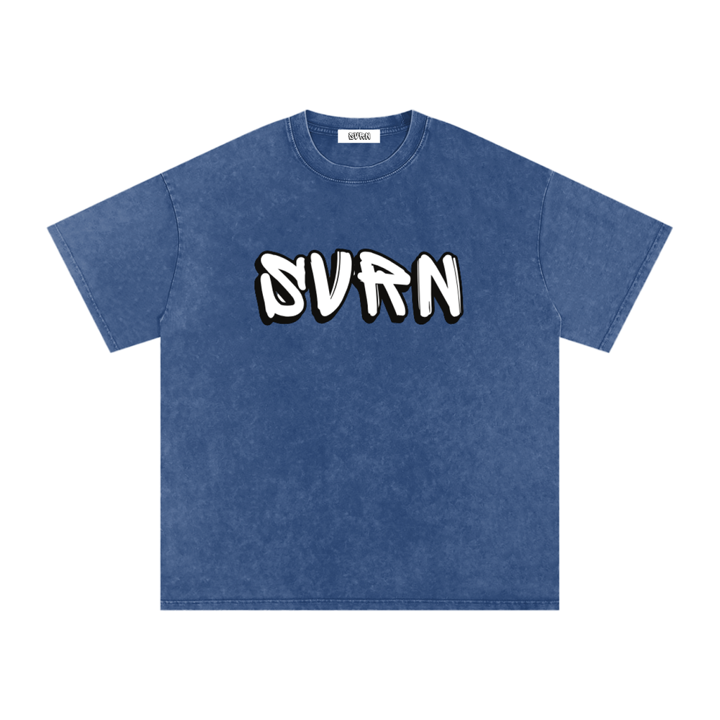 Too Rare To Be Regular Acid Washed Oversized Cotton Tee